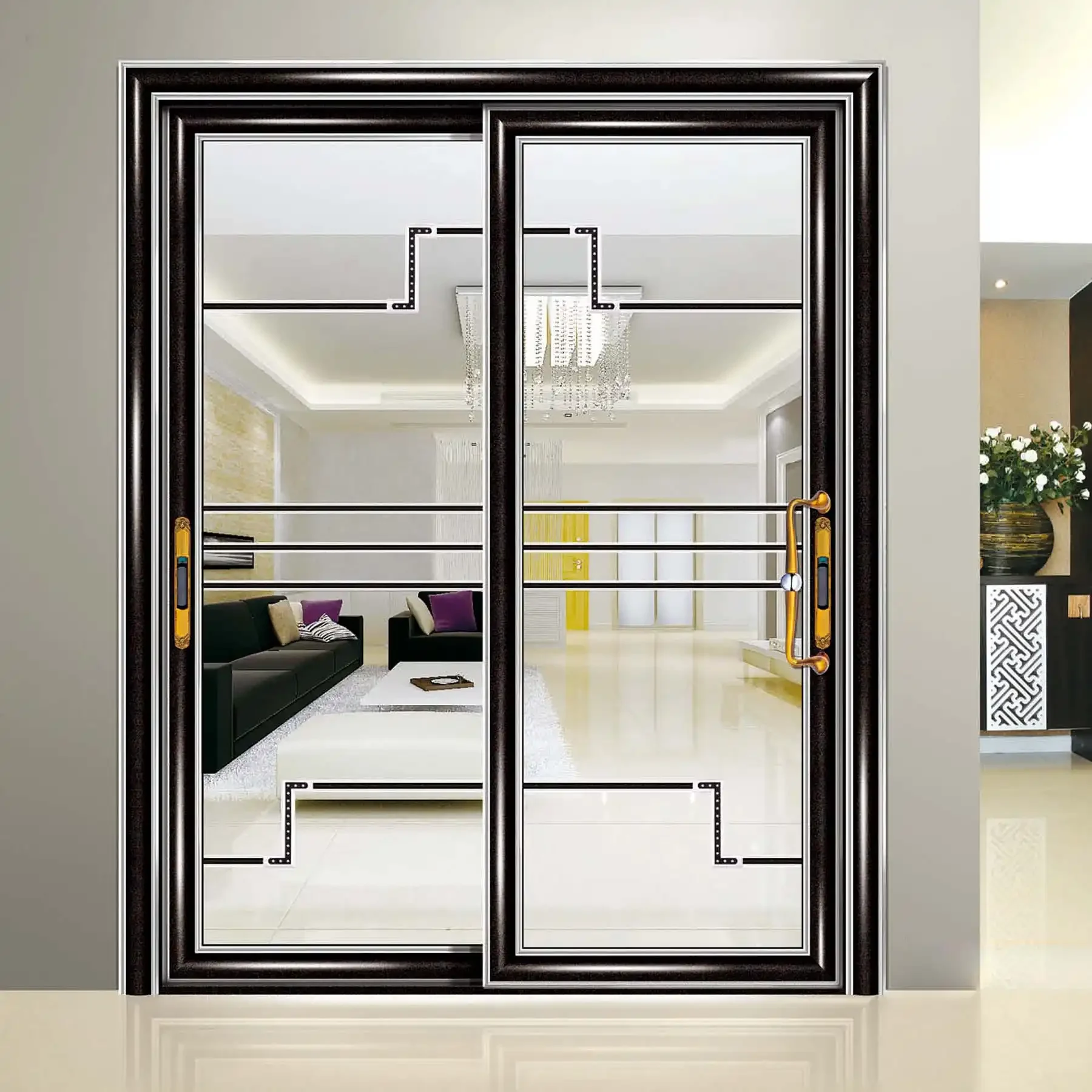 Aluminum Alloy Manual Sliding Door